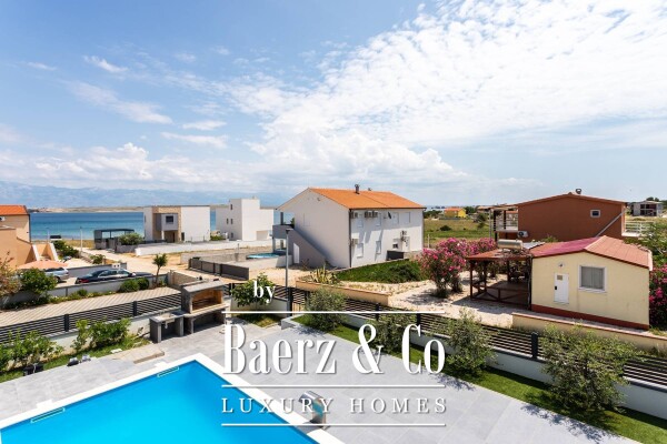 photo 1 Vir, a newly built villa with a pool near the sea