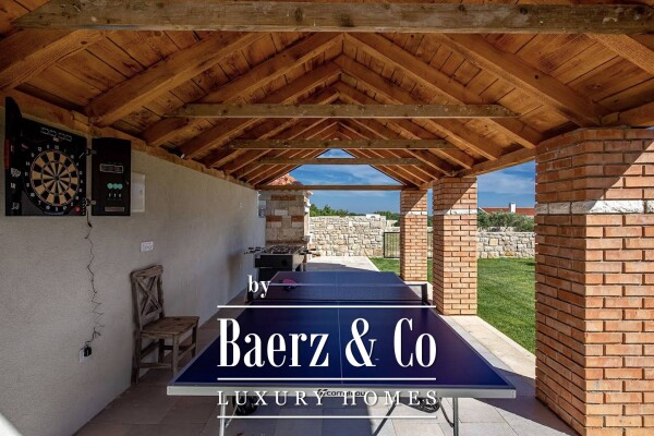 photo 13 Zadar, Murvica, spectacular stone villa with tennis court and swimming pool