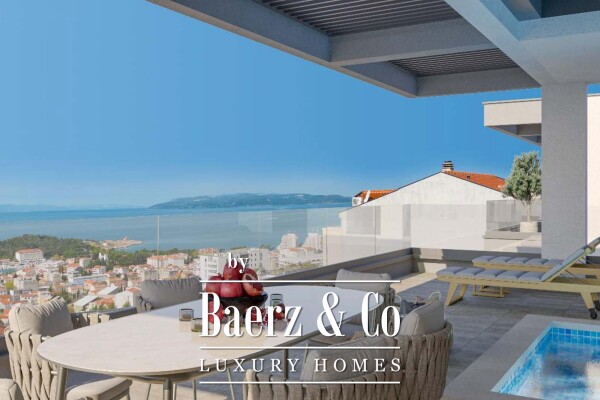 photo 2 Makarska, exclusive penthouse with pool and panoramic sea view, NFA 175,70 m2
