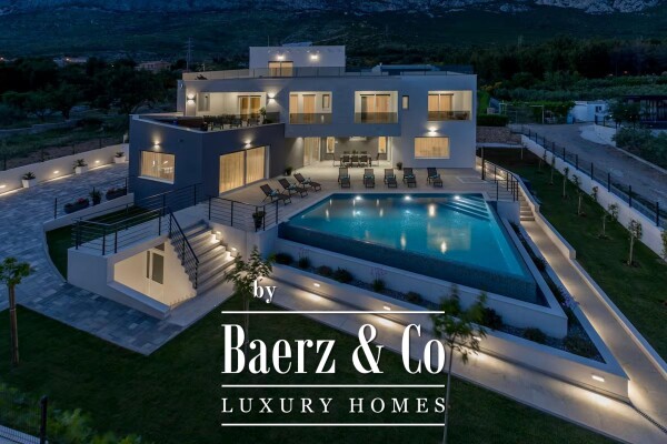 photo 1 Kastela, exclusive contemporary villa with swimming pool and beautiful sea view