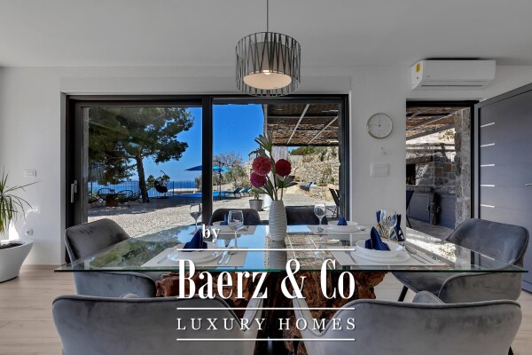 photo 7 Makarska, a modern villa of rustic Dalmatian charm with a sea view