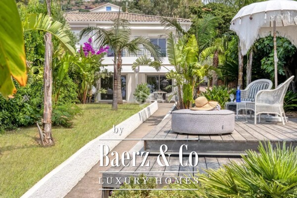 photo 1 RARE – Seafront Apartment with Private Garden and Dock – Anthéor