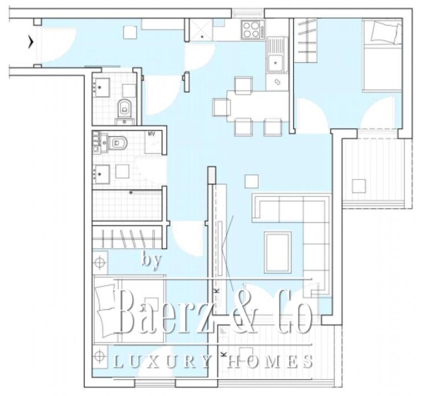 photo 12 Two Bedroom Apartment in Kotor with a Seaview