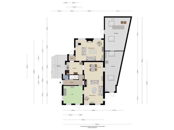 Floor Plan 1 - Overstraat 40