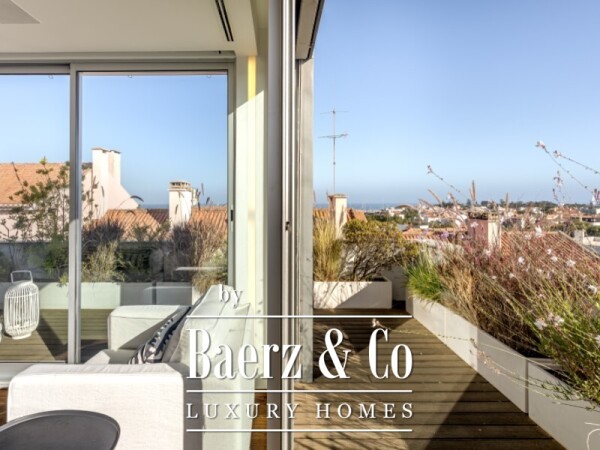 photo 3 3 + 1 Bedroom Duplex Penthouse with Private Terraces, Pool and Sea View in Cascais