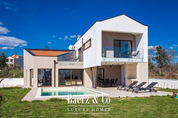 photo 1 Istria, Krnica, modern villa with pool and enchanting sea view