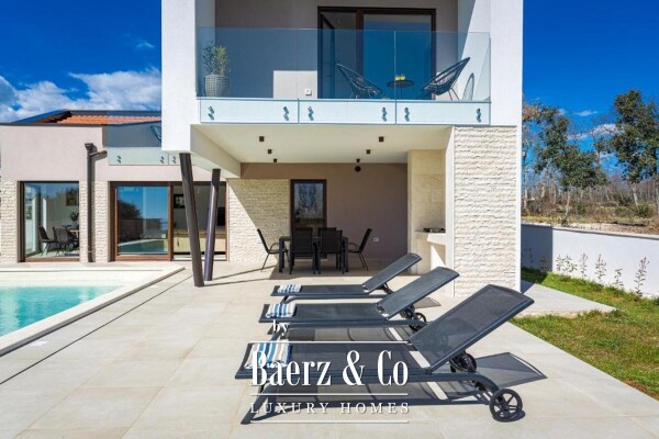 photo 13 Istria, Krnica, modern villa with pool and enchanting sea view