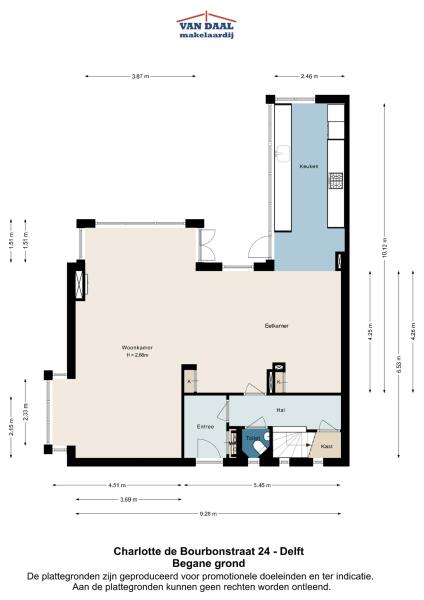 Floor Plan 1 - Charlotte de Bourbonstraat 24