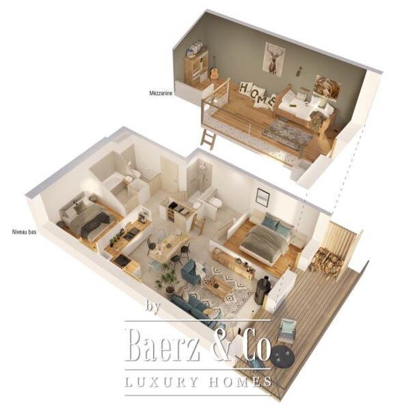 photo 5 Triplex apartment - Panoramic view - Les Chalets d'Hauteluce