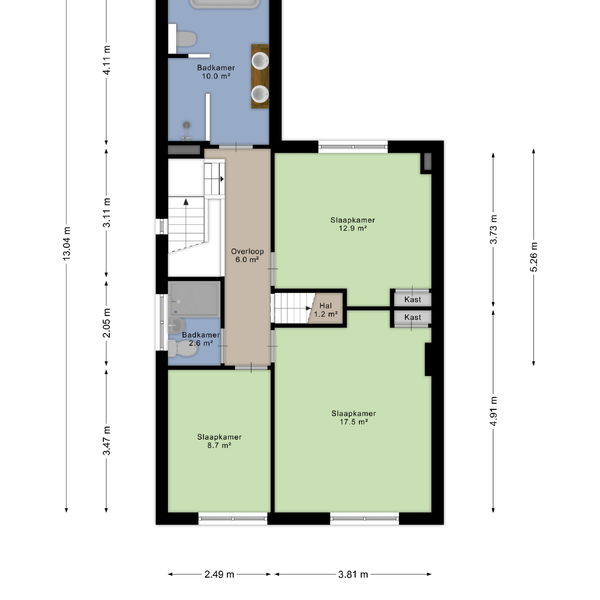 Floor Plan 3 - Wilhelminalaan 20