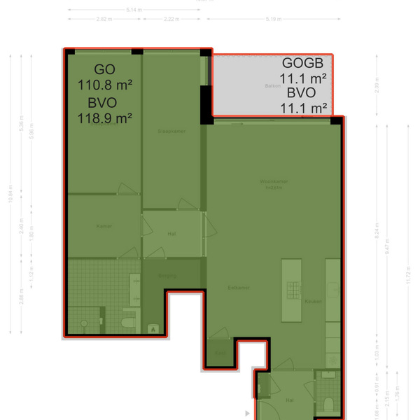 Floor Plan 2 - Badhuiskade 181